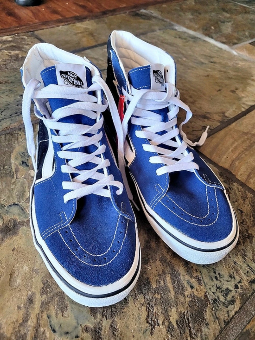 Vans Sk8-Hi Blue & Black US Men's 11.5 NWT